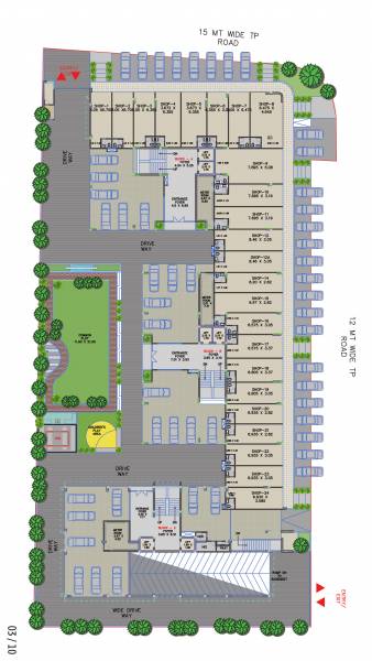  east Block A,B,C Cluster Plan For Ground Floor