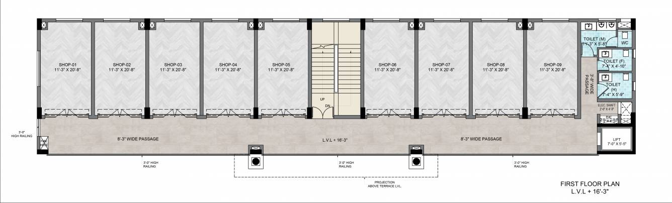  luxury residences Tower 1 Aka F Cluster Plan