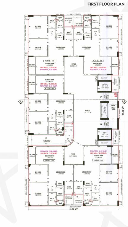  star elegance A Cluster Plan For 1st Floor