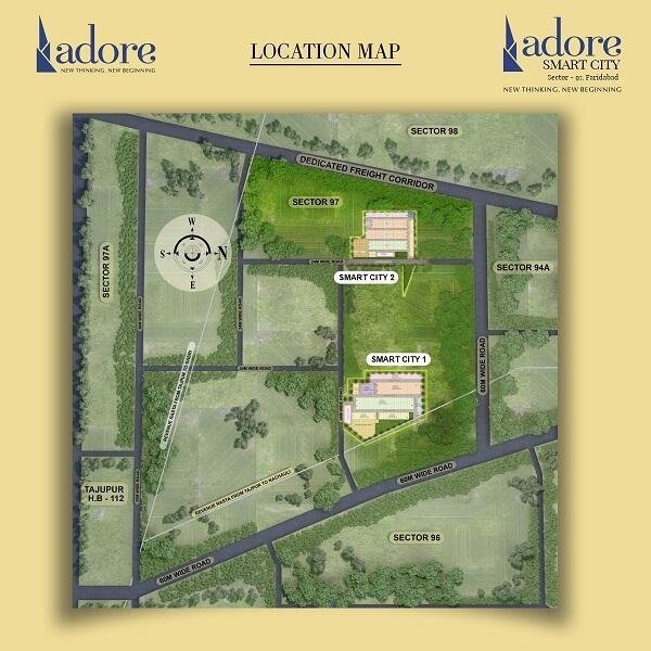 adore smart city Location Plan