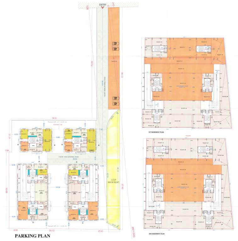  marvel heights A1 + D Parking Cluster Plan