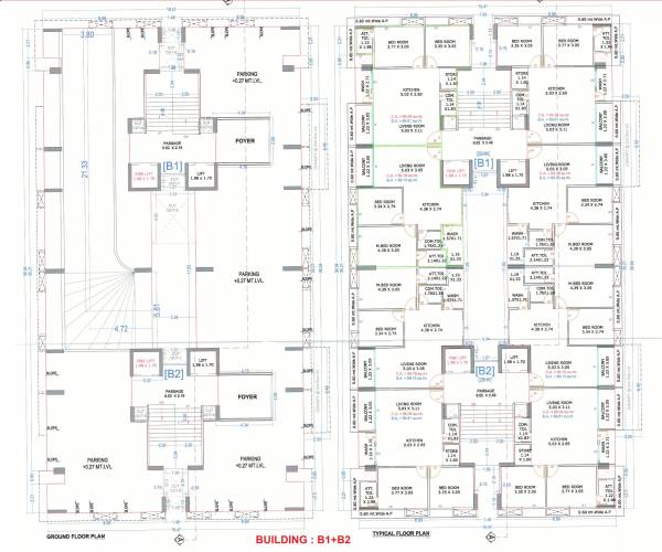 B1+ B2 Cluster Plan From Ground To 14th Floor marvel-heights B1+ B2 Cluster Plan From Ground To 14th Floor