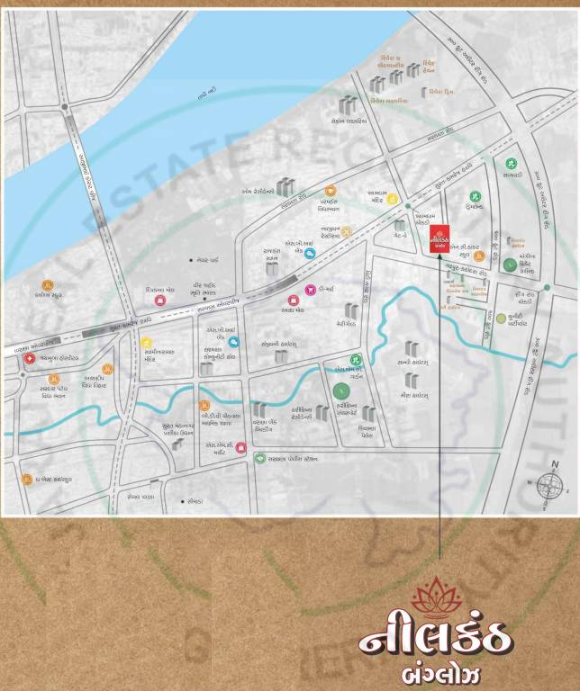 bunglows Location Plan