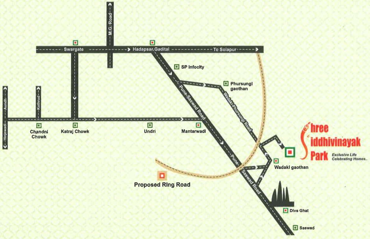  kuber singham shree siddhivinayak park Location Plan