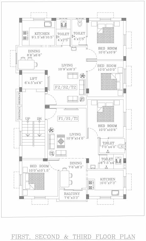  kurinji AA Kurinji Typical Cluster Plan