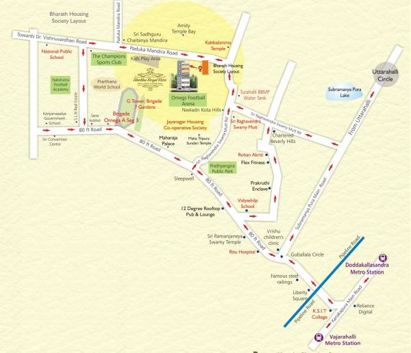  shobha-royal-view Location Plan