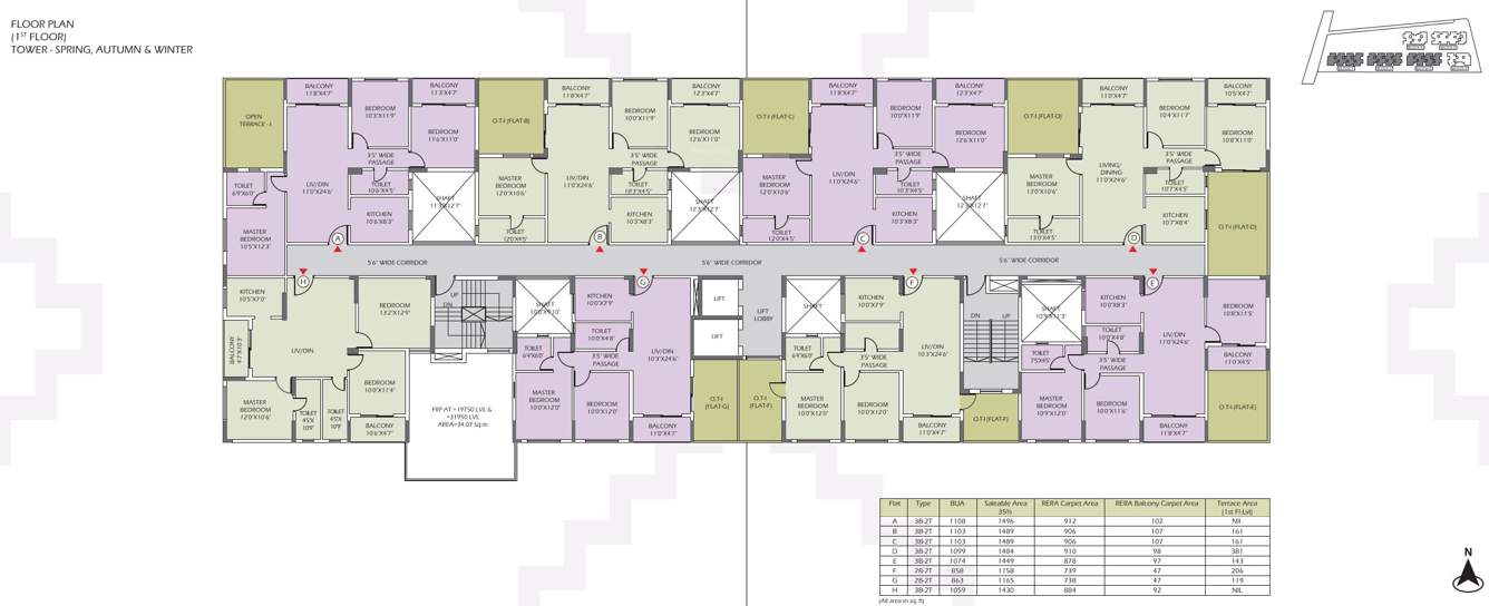  ns alti level i Spring, Autumn, Winter Cluster Plan For 1st Floor