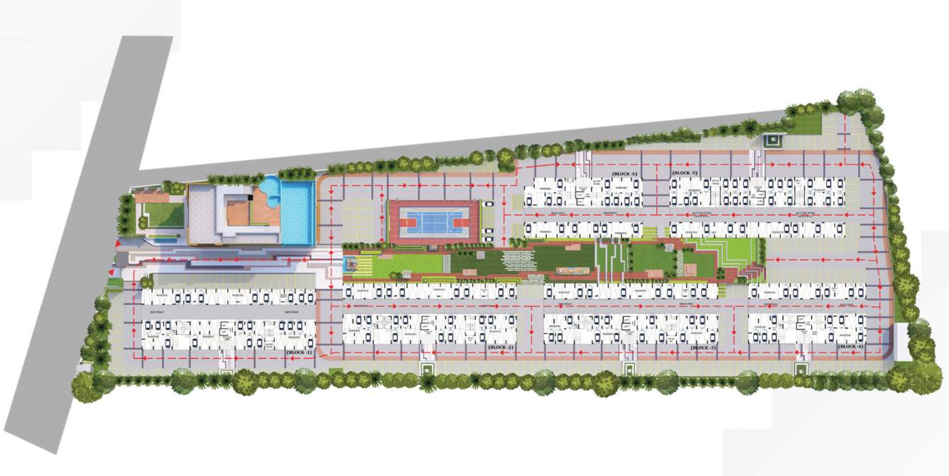  ns alti level i Spring, Autumn, Winter, Summer, Monsoon, Prevernal  Basement Cluster Plan