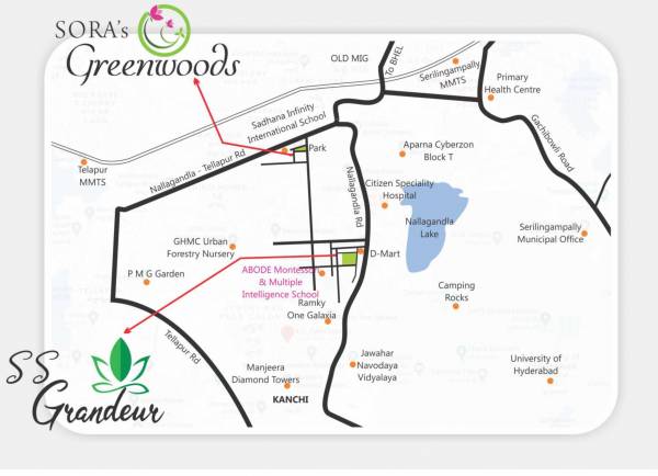  green-woods Location Plan
