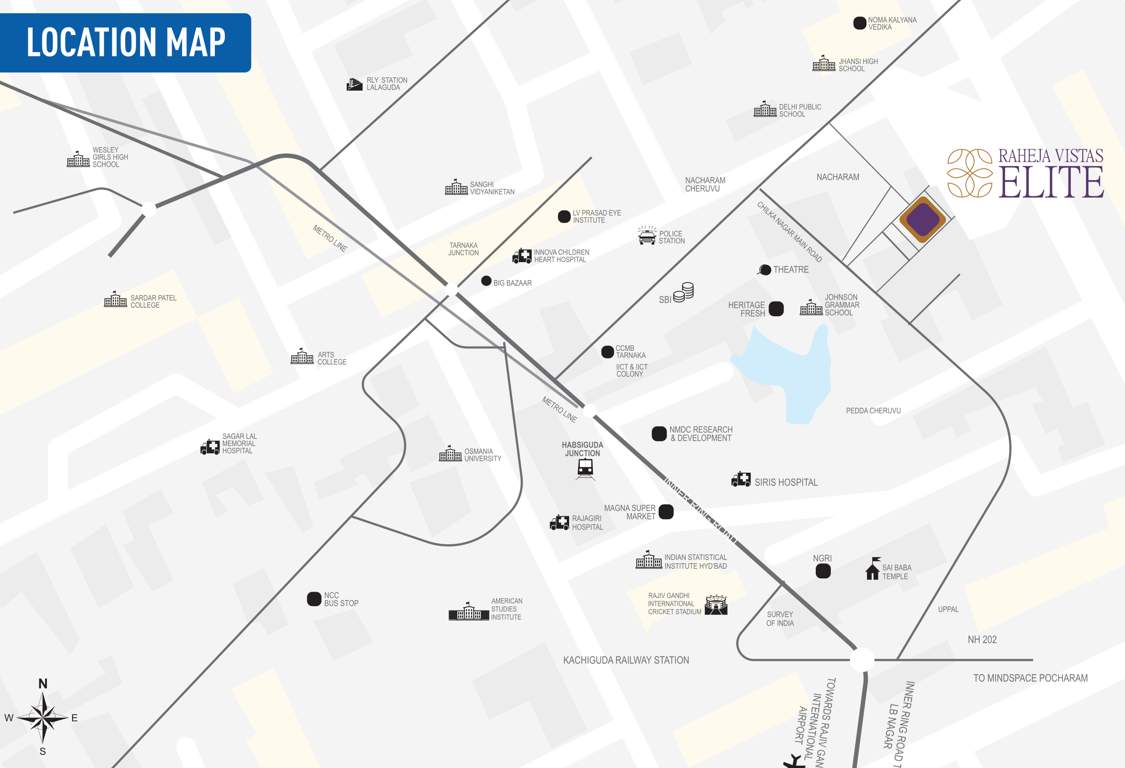  vistas elite Location Plan