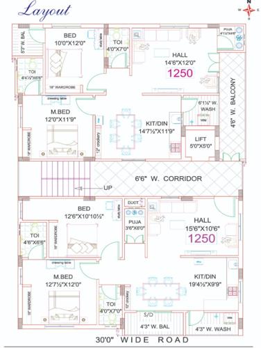  siri-sampadha Siri Sampadha Cluster Plan from 1st to 5th Floor