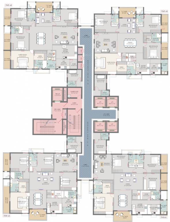  code name kosmopolis Tower E Typical Cluster Plan