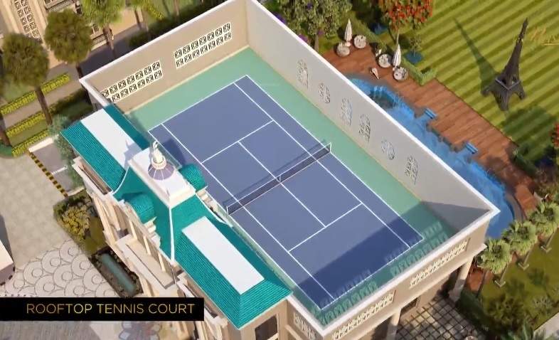  la parisian  Tennis Court