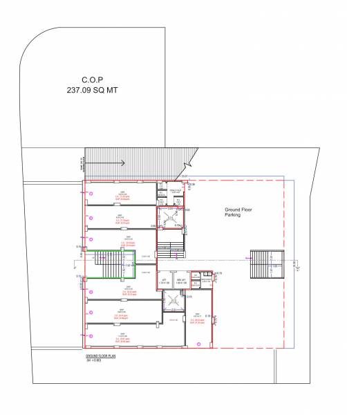  shree-residency Shree Residency Ground Floor Cluster Plan