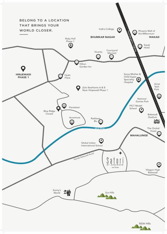 satori Location Plan
