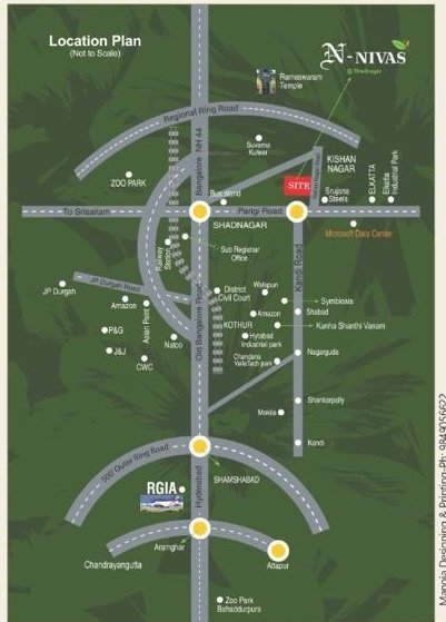  n nivas Location Plan