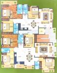 Mathrushri Enclaves Cluster Plan For Typical Floor Plan mathrushri-enclaves Mathrushri Enclaves Cluster Plan For Typical Floor Plan