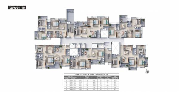 Tower 10 Cluster Plan f-residences-merlin-phase-1 Tower 10 Cluster Plan