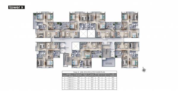 Tower 9 Cluster Plan f-residences-merlin-phase-1 Tower 9 Cluster Plan