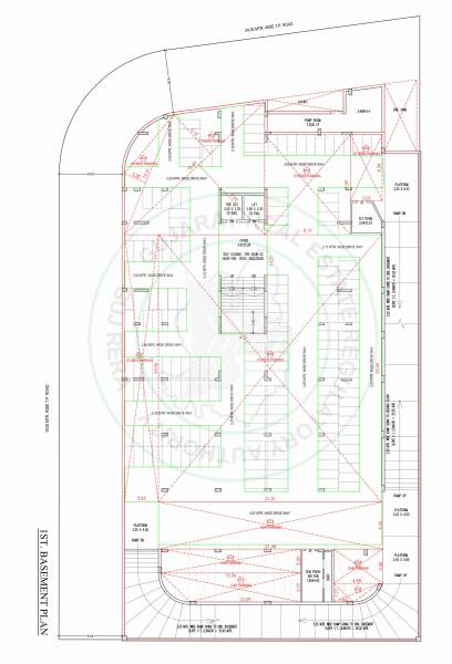  shashwat-heights Shashwat Heights Cluster Plan For 1st Basement