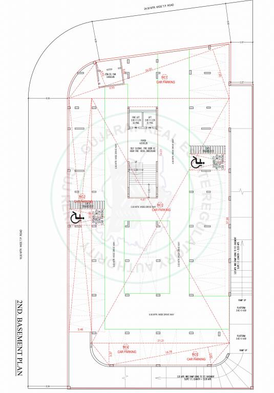  shashwat heights Shashwat Heights Cluster Plan For 2nd Basement