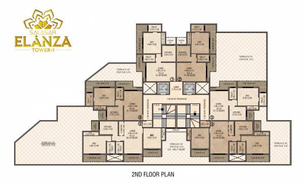  elanza-wing-a Elanza Wing A Cluster Plan for 2nd Floor
