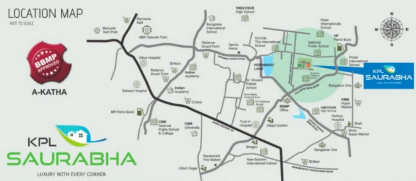  saurabha Location Plan