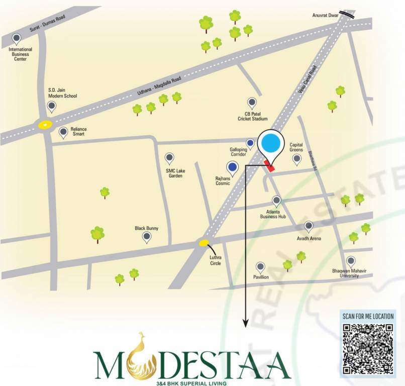 modestaa Location Plan