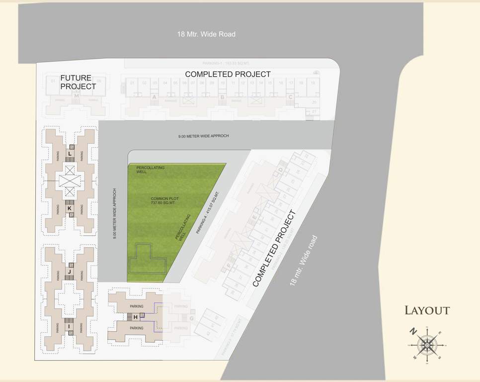  indra heritage Layout Plan