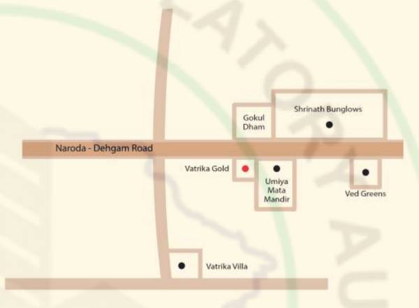  vatrika-gold Location Plan