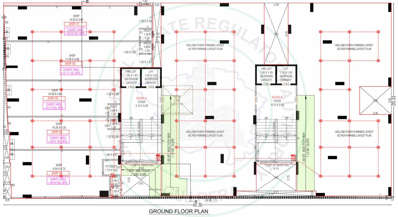  sp alora Block A, B Ground Cluster Plan