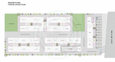  elenza Block A To I Cluster Plan for ground Floor