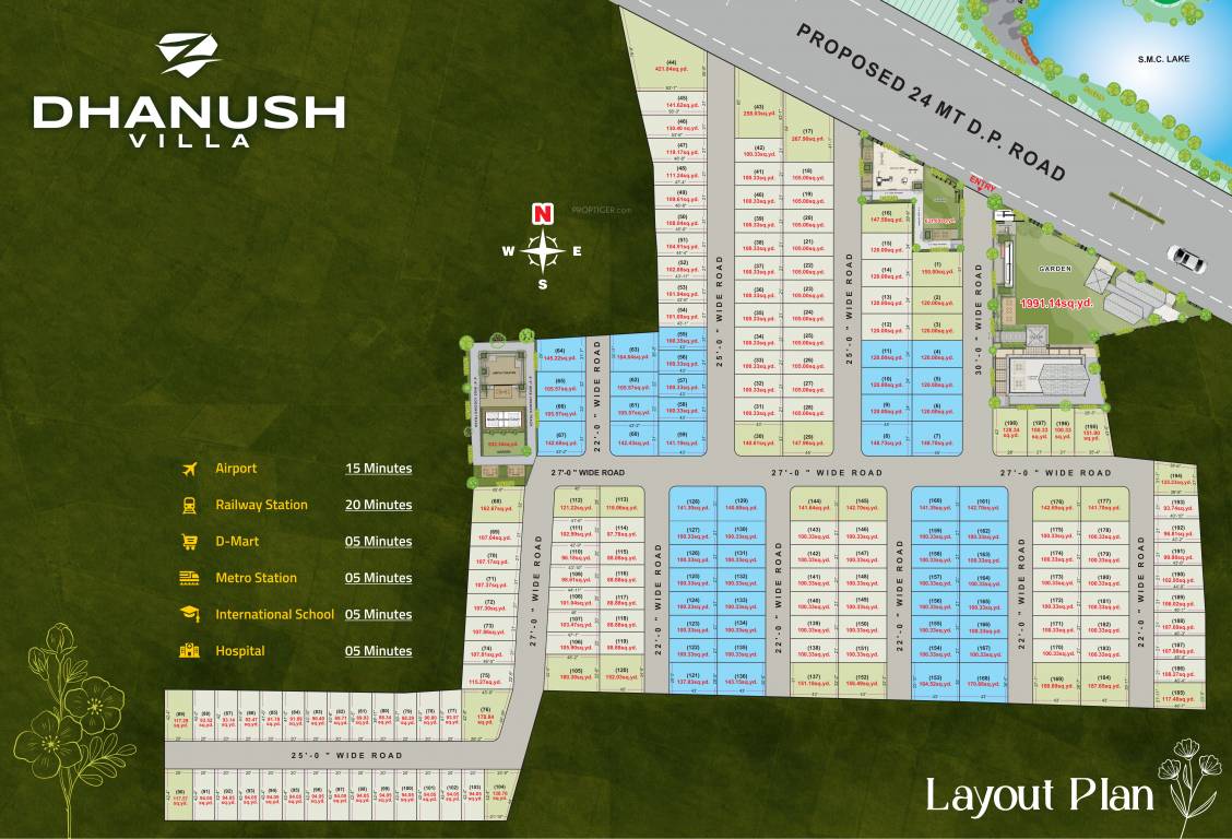 dhanush villa Layout Plan