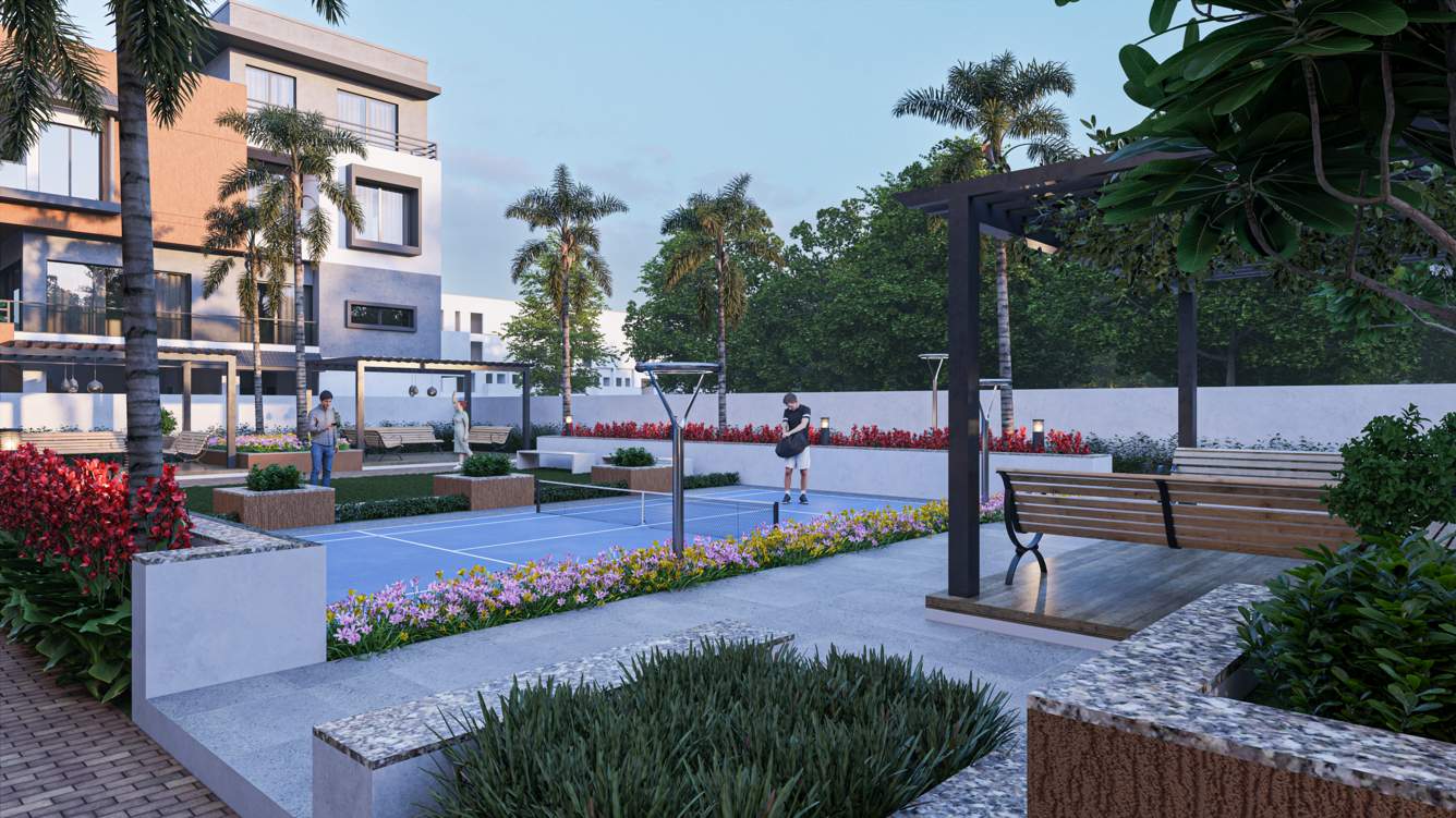 dhanush villa Tennis Court