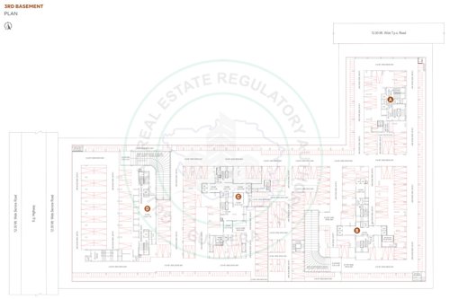 the-opus-and-aatmantan A, B, C Basement 3 Cluster Plan