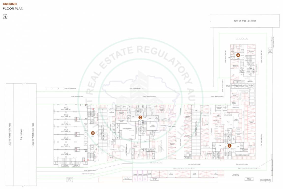 the opus and aatmantan A, B, C Ground Cluster Plan