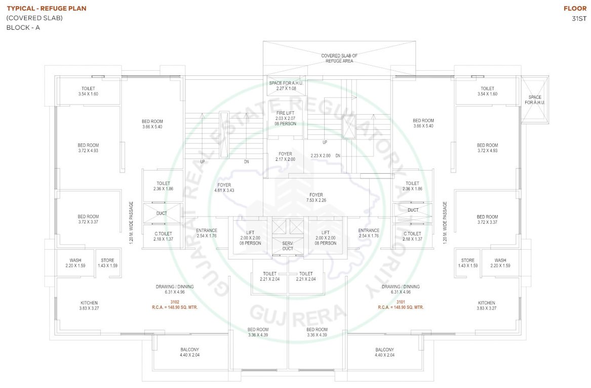 the opus and aatmantan A Cluster Plan For 31th Floor
