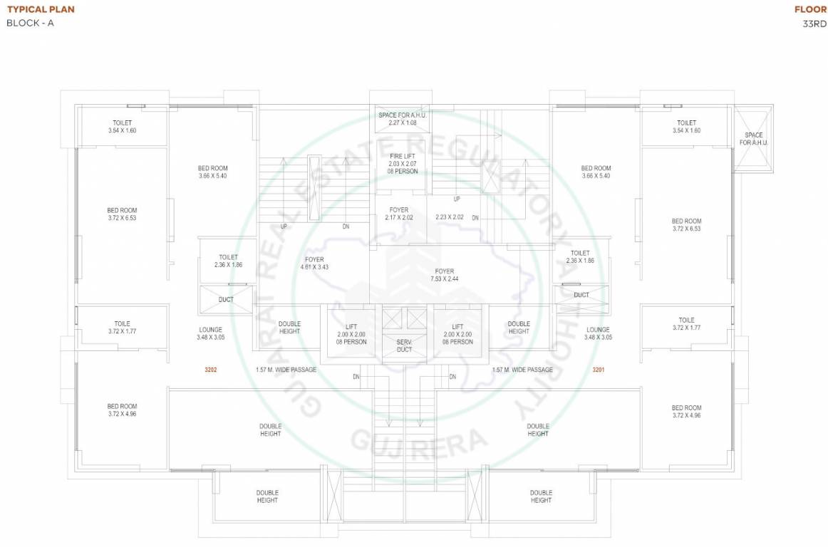 the opus and aatmantan A Cluster Plan For 33th Floor