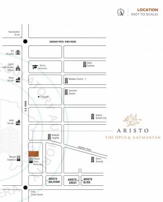 Location Plan the-opus-and-aatmantan Location Plan