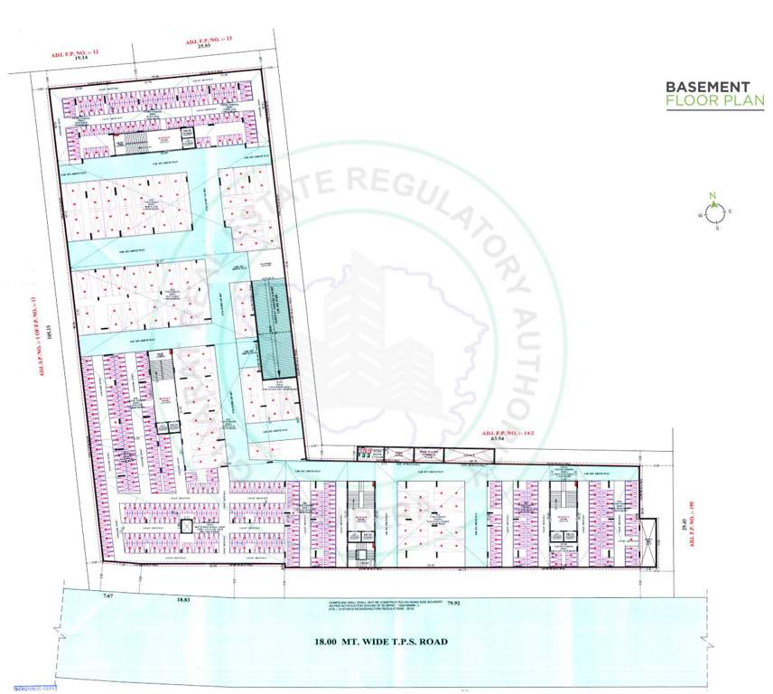  east ebony A To D Basement Cluster Plan