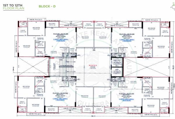  east-ebony D Typical Cluster Plan