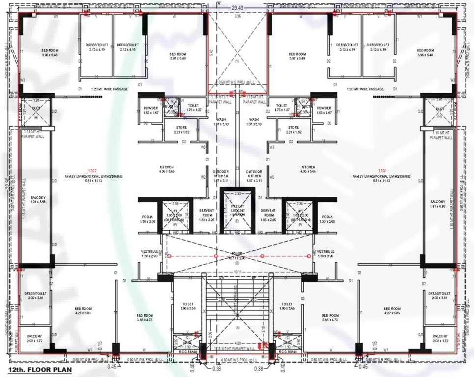  binori belmont A Cluster Plan For 12th Floor