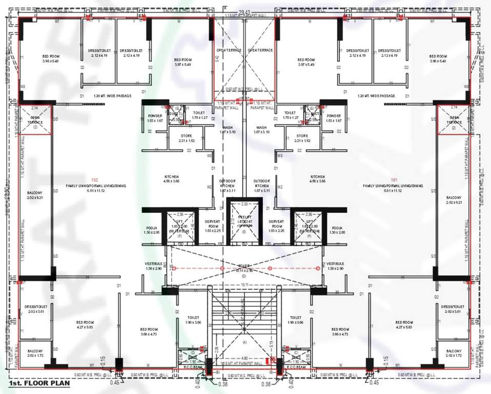  binori belmont A Cluster Plan For 1st Floor