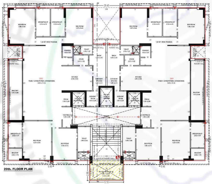  binori belmont A Cluster Plan For 20th Floor