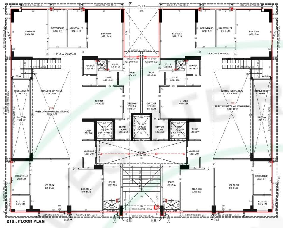  binori belmont A Cluster Plan For 21th Floor