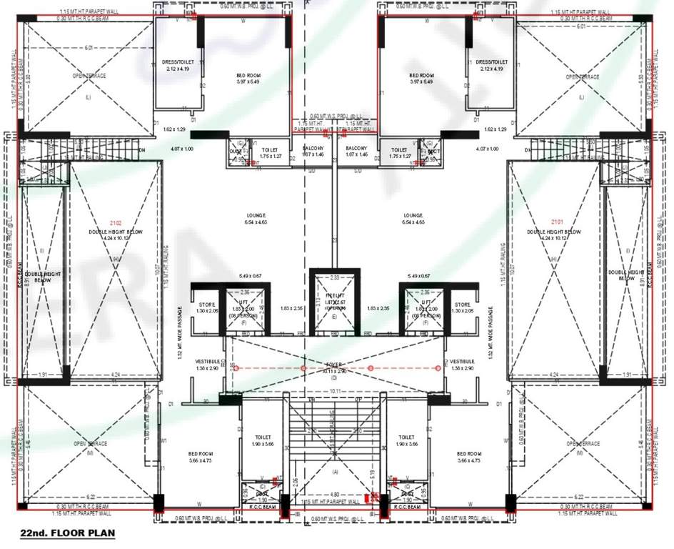  binori belmont A Cluster Plan For 22th Floor