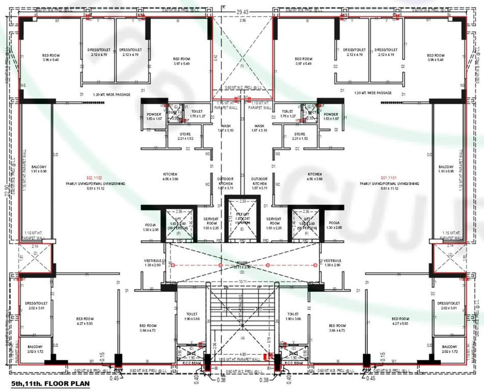  binori belmont A Cluster Plan For 5th & 11th Floor