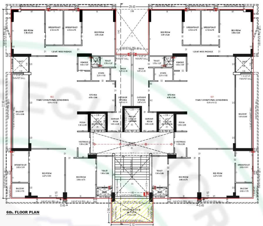  binori belmont A Cluster Plan For 6th Floor