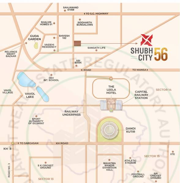  shubh-city-56 Location Plan