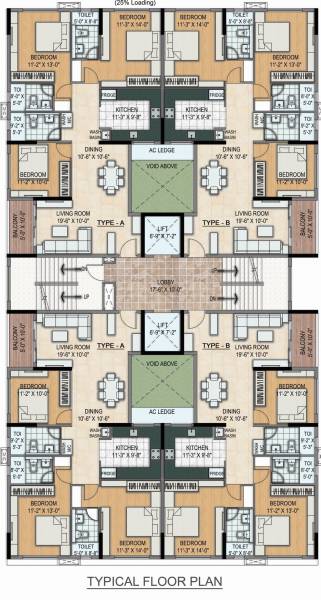  5-star 5 Star Typical Cluster Plan
